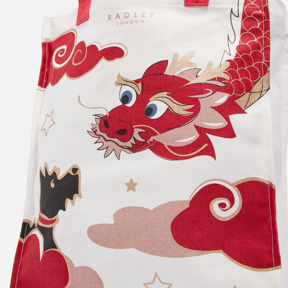 Radley Lunar New Year Medium Cotton-Canvas Tote Bag
