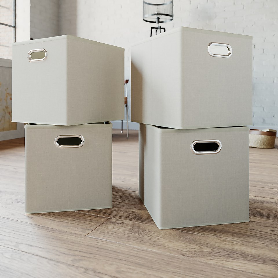 Clever Cube Inserts - Set of 4 - Taupe