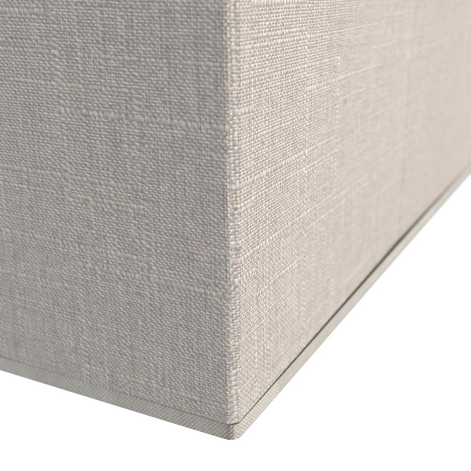 Clever Cube Inserts - Set of 4 - Silver & Taupe | Homebase
