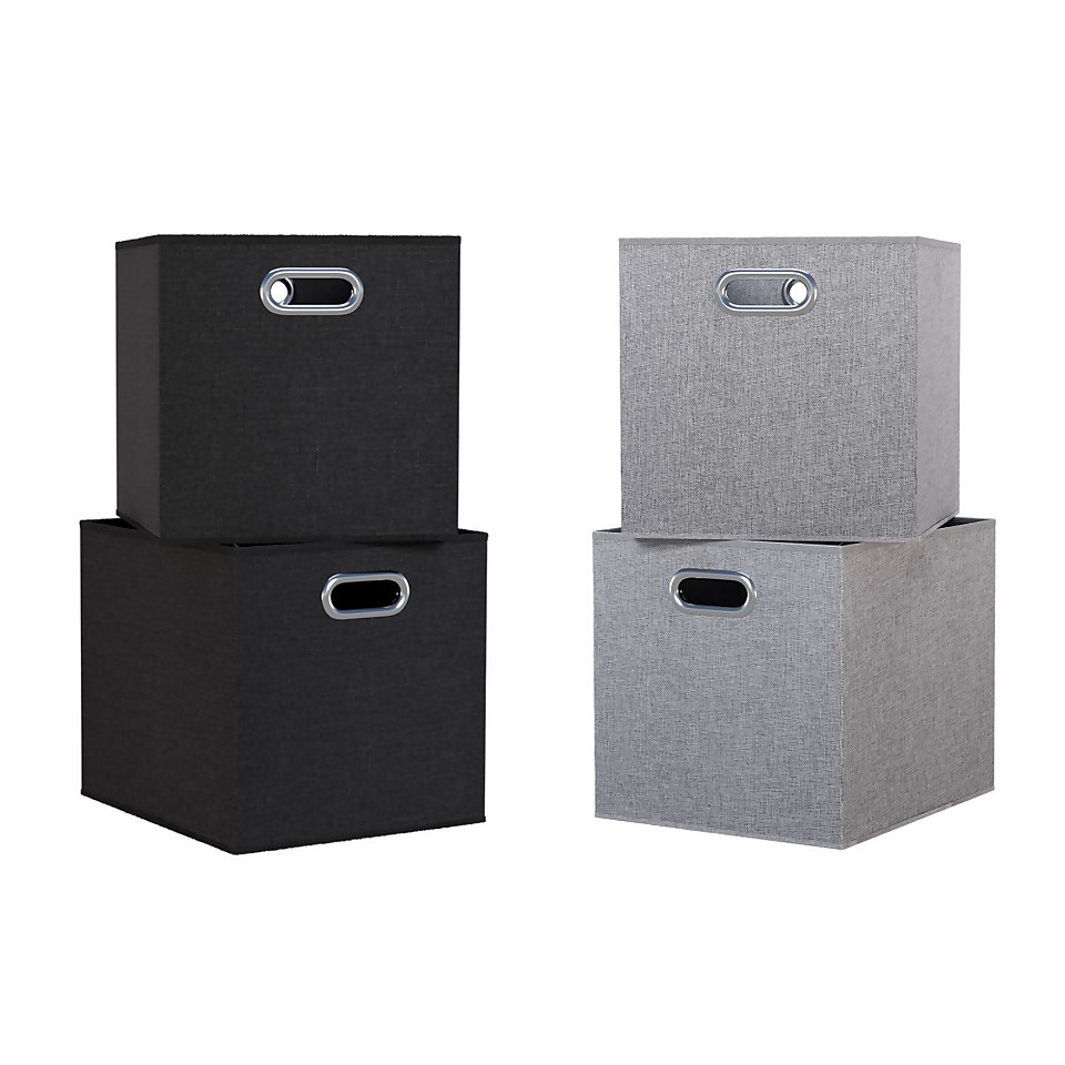 Clever Cube Inserts - Set of 4 - Silver & Pepper