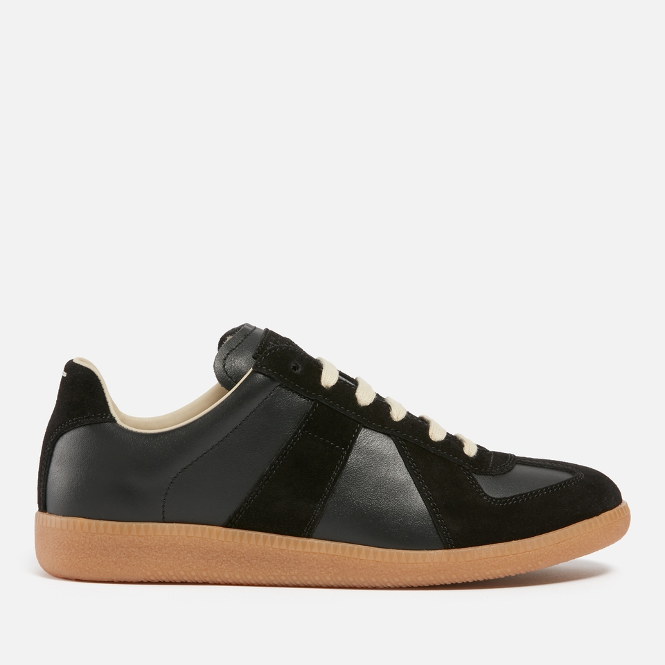 Maison Margiela Women s Suede and Leather Replica Trainers Coggles