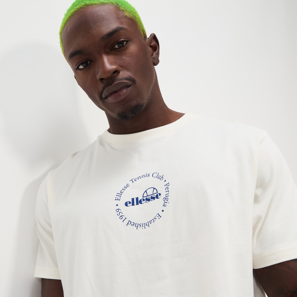 T-Shirt Melodi CC für Herren Cremeweiß