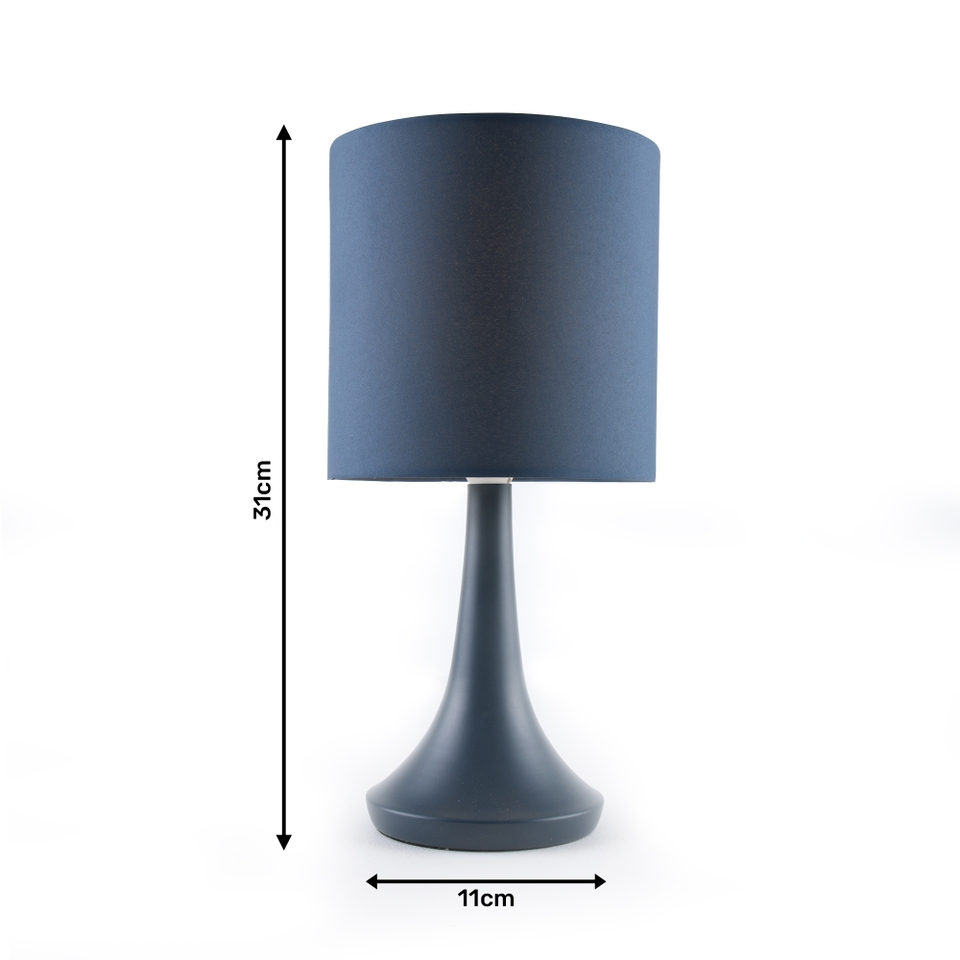Mia Touch Table Lamp - Blue
