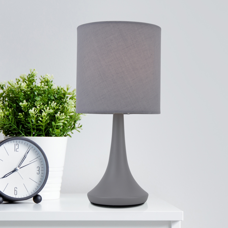 Mia Touch Table Lamp - Grey