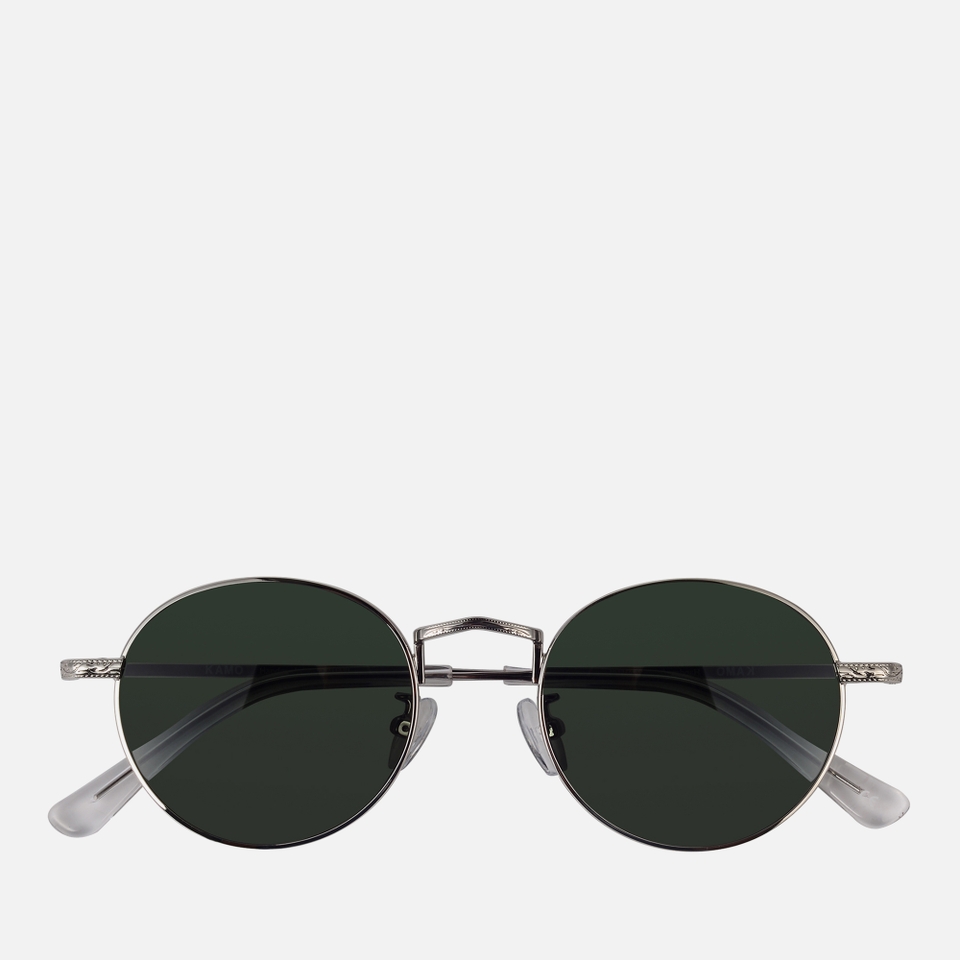 KAMO Icon Metal Round-Frame Sunglasses
