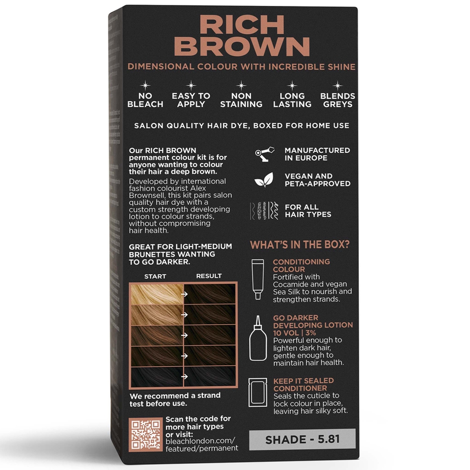 BLEACH LONDON Rich Brown Permanent Kit