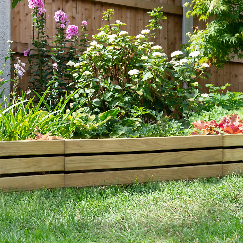 Slatted Garden Edging