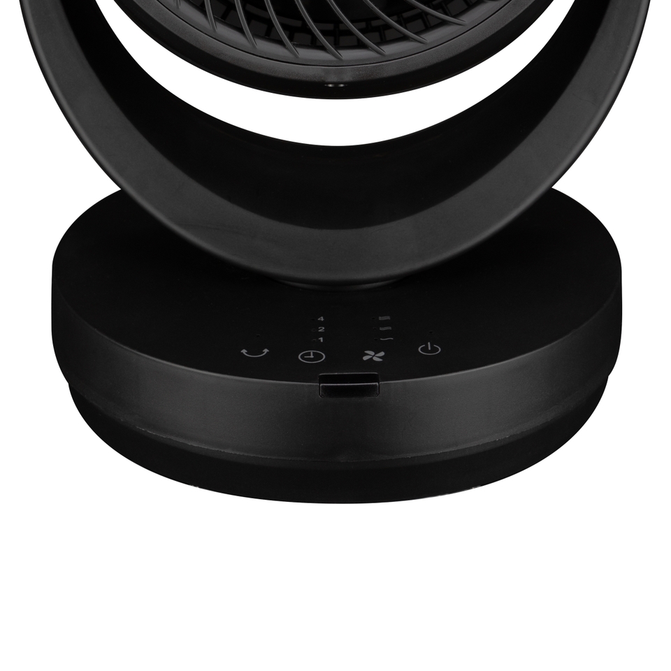 Homebase Desk Fan with Remote Control Black Homebase