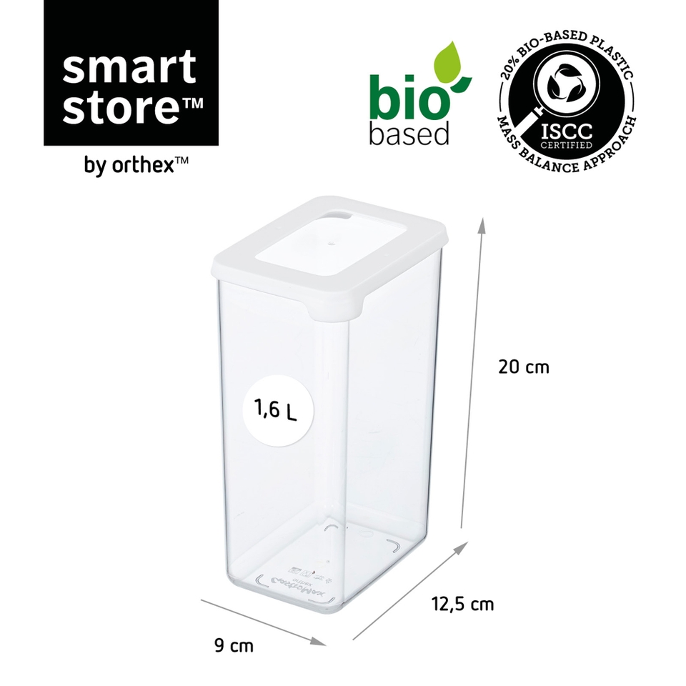 SmartStore Vision Clear Dry Food Storage Container with Lid - 1.6L