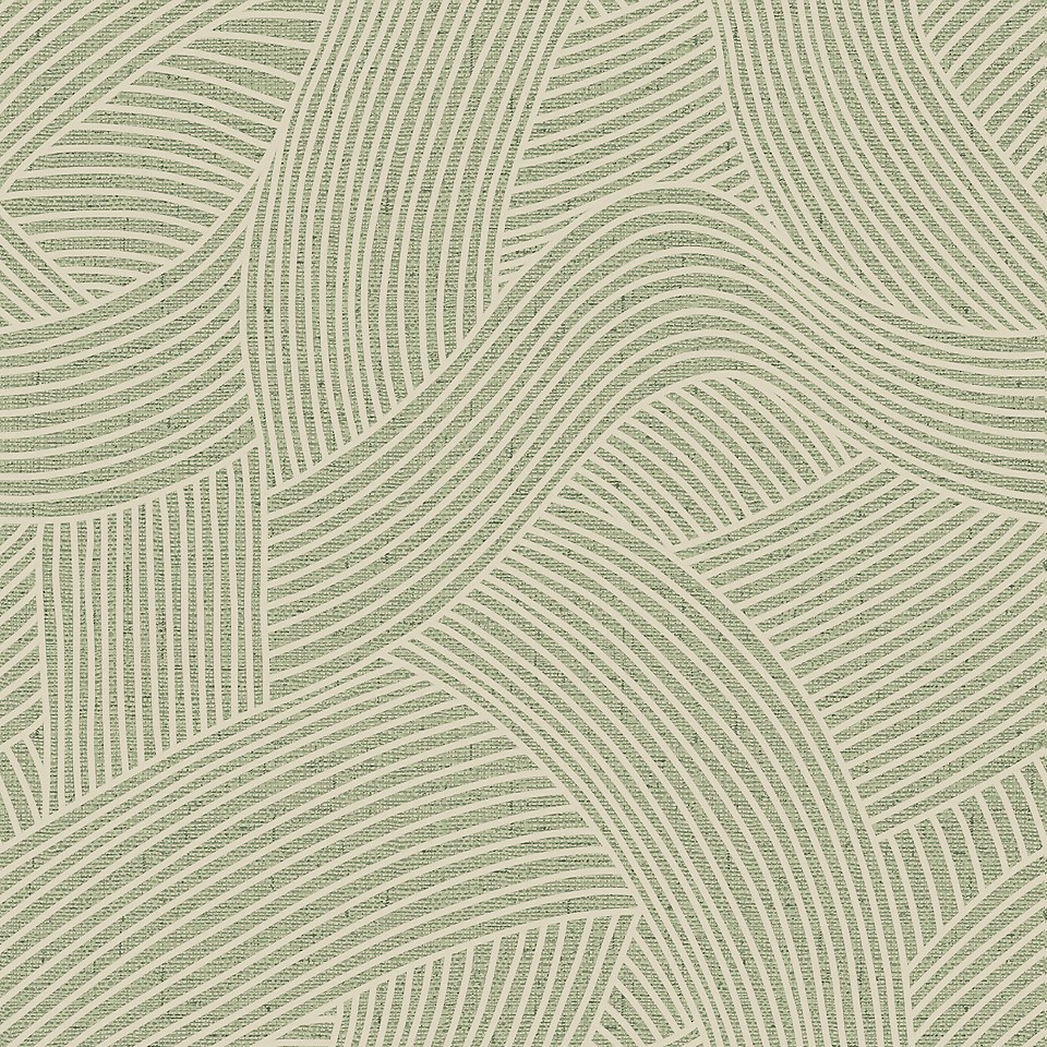 Belgravia Décor Maya Geo Green Textured Wallpaper