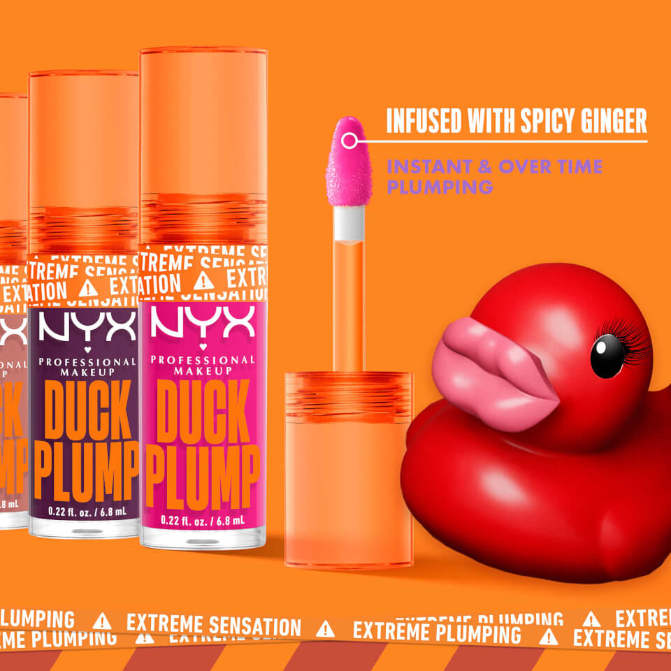 NYX Professional Makeup Duck Plump Lip Plumping Gloss - Nude Swings