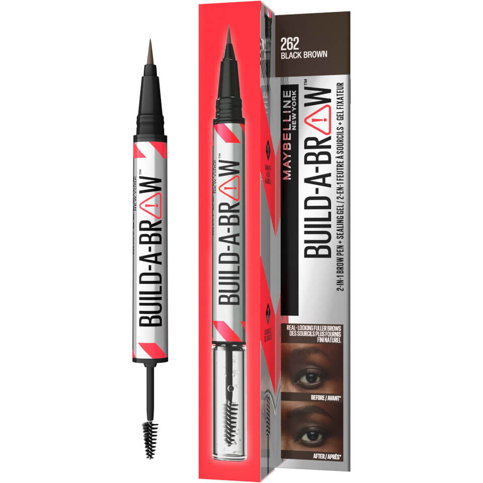 Maybelline Build-A-Brow 2 Easy Steps Eye Brow Pencil and Gel (Various Shades)