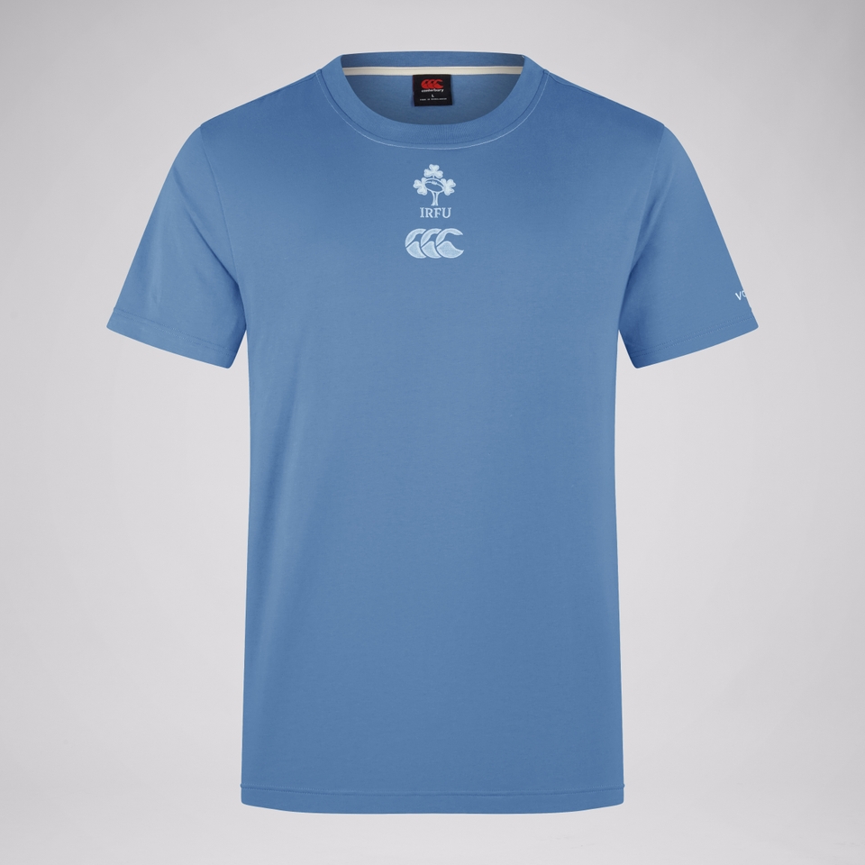 MENS IRELAND TEAM COTTON T-SHIRT BLUE