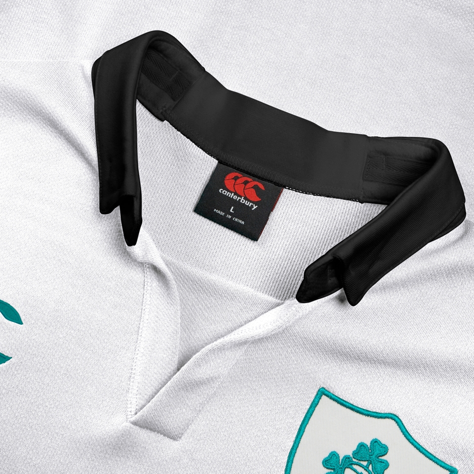 MENS IRELAND ALT SS CLASSIC POLO SHIRT WHITE/BLACK