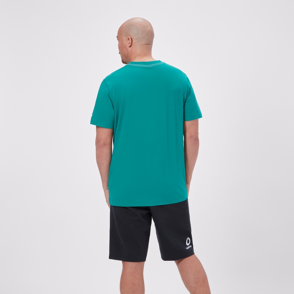MENS IRELAND TEAM COTTON T-SHIRT GREEN/WHITE