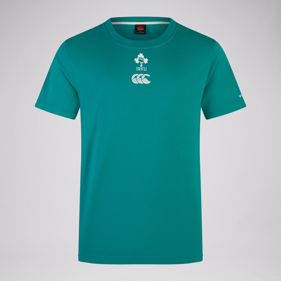 MENS IRELAND TEAM COTTON T-SHIRT GREEN/WHITE