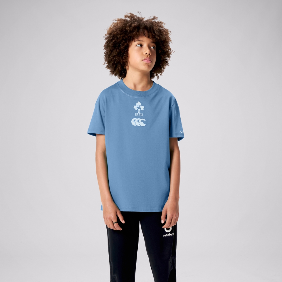 JUNIOR UNISEX IRELAND COTTON TEE BLUE