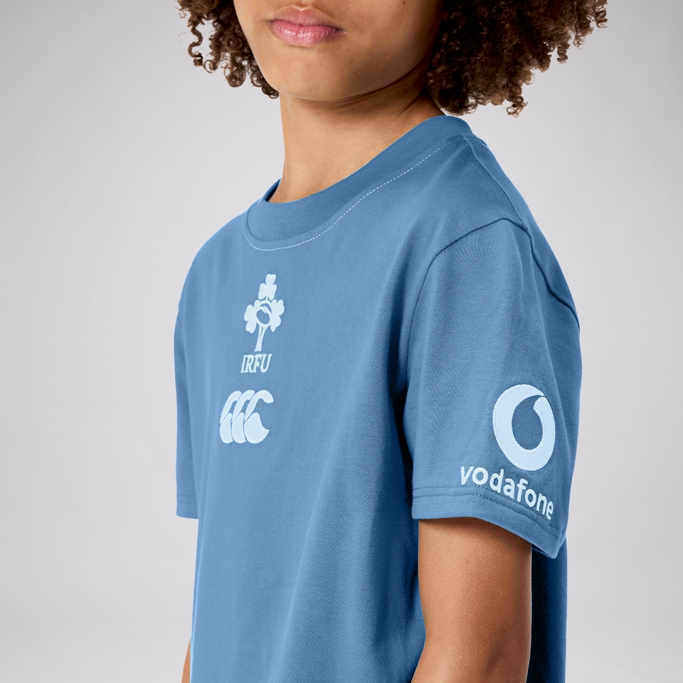 JUNIOR UNISEX IRELAND COTTON TEE BLUE