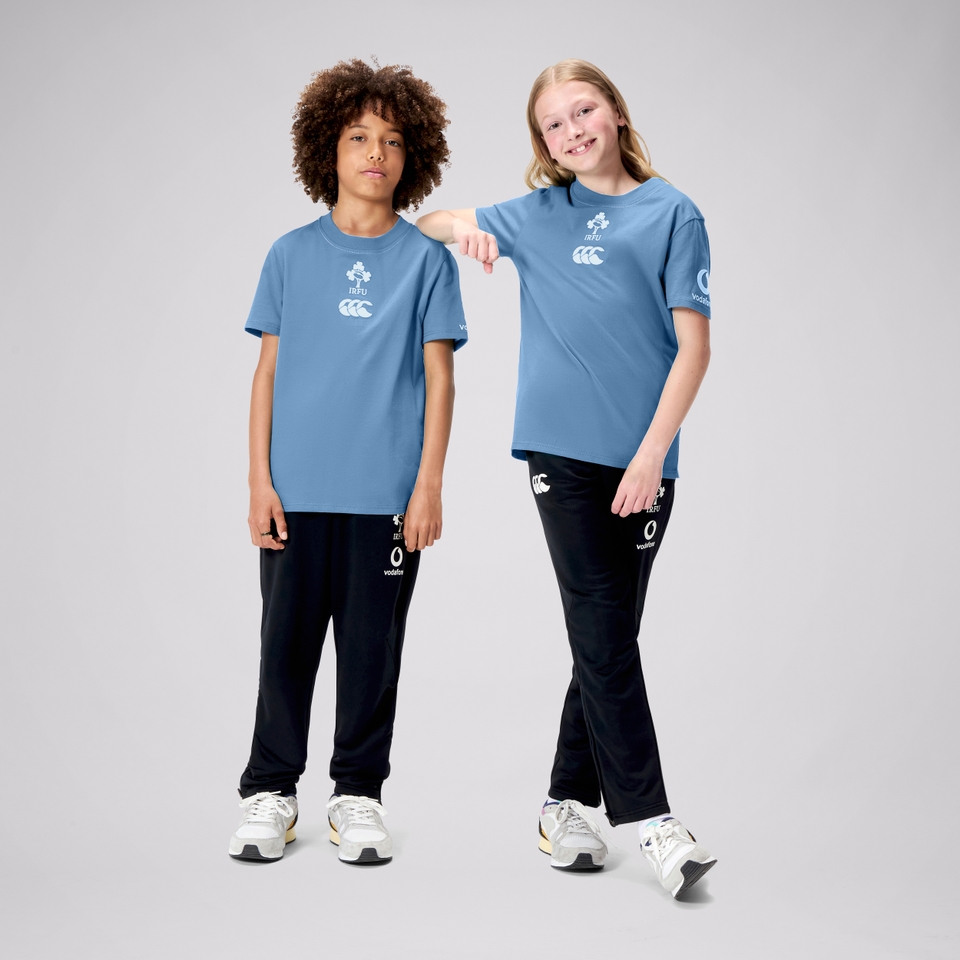 JUNIOR UNISEX IRELAND COTTON TEE BLUE