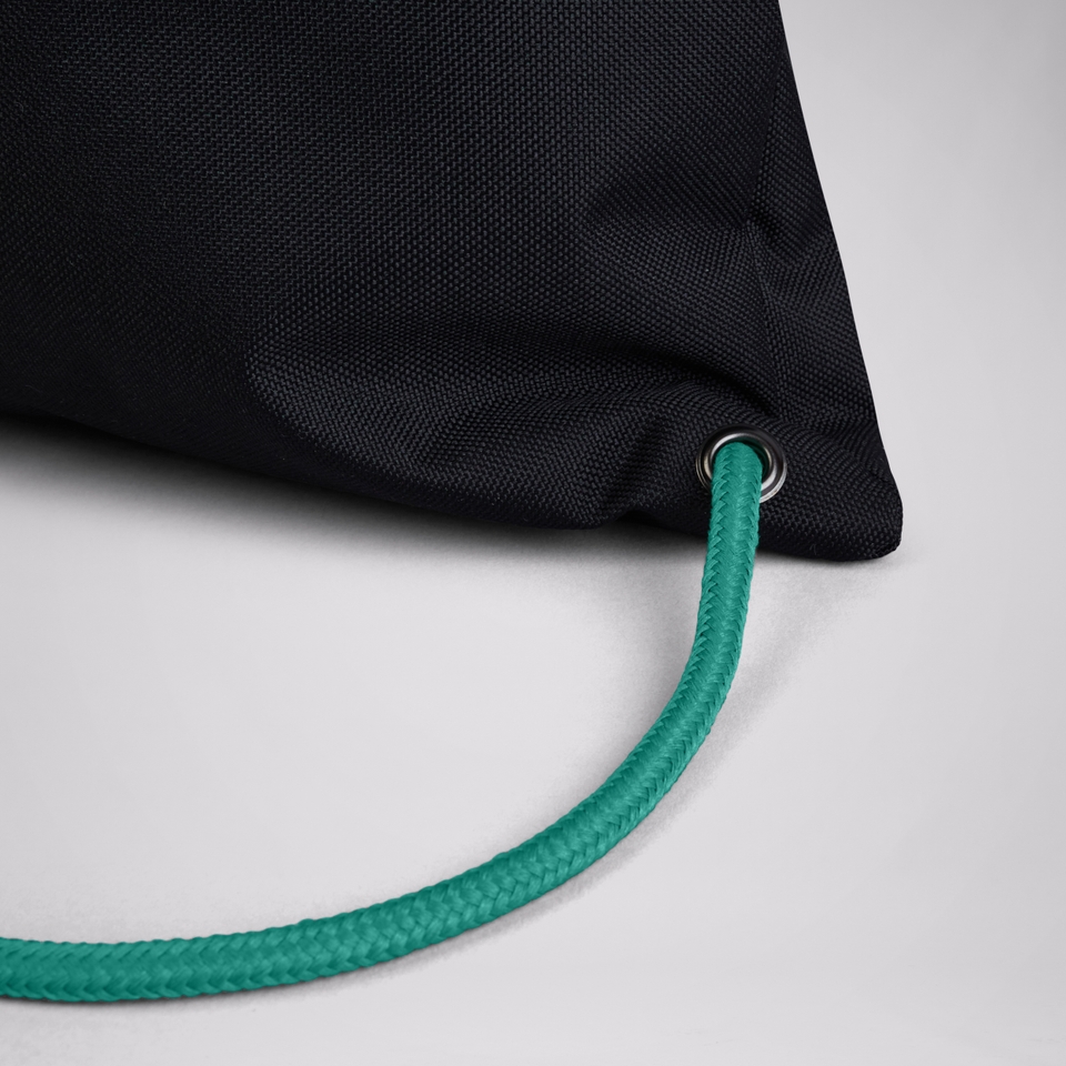 ADULT UNISEX IRELAND GYM SACK BLACK/GREEN
