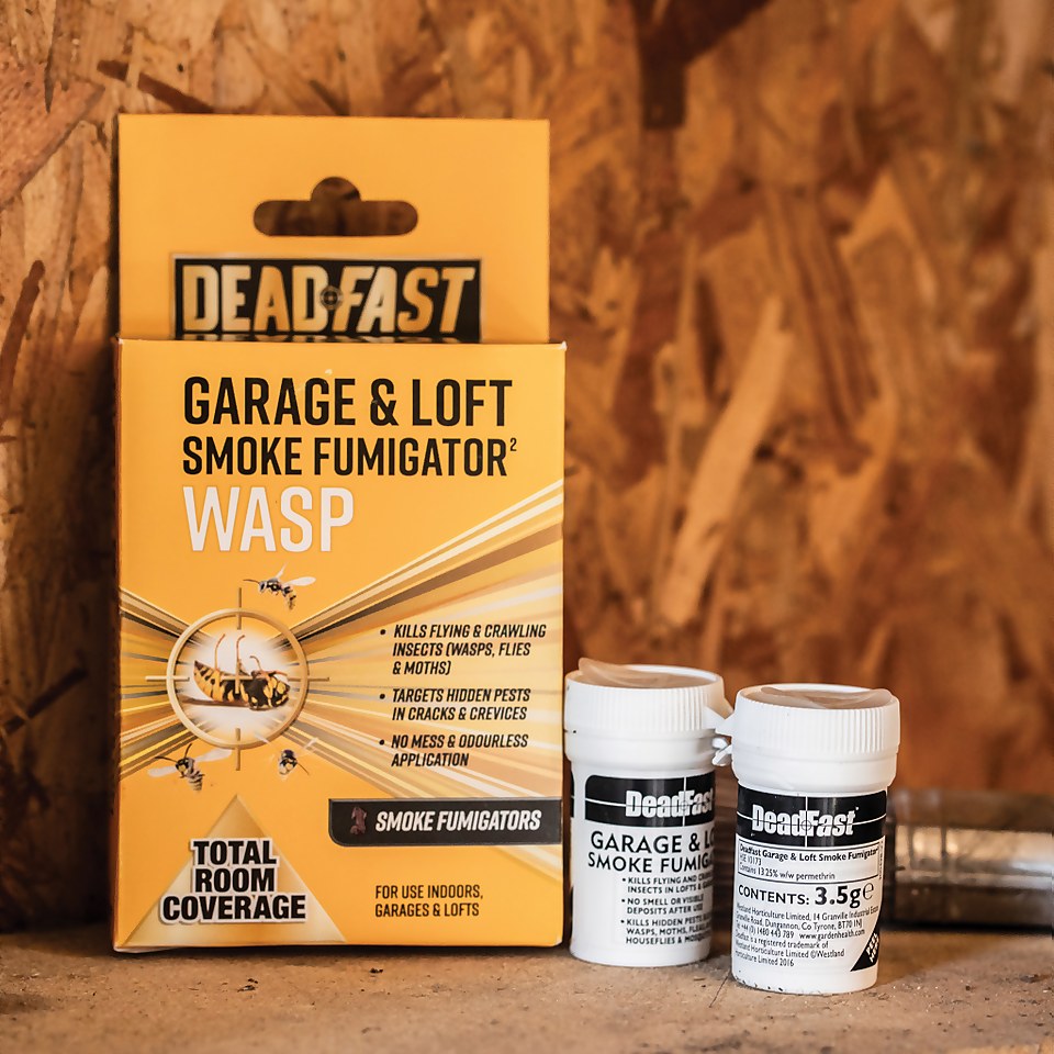 Deadfast Wasp Garage and Loft Wasp Smoke Fumigator