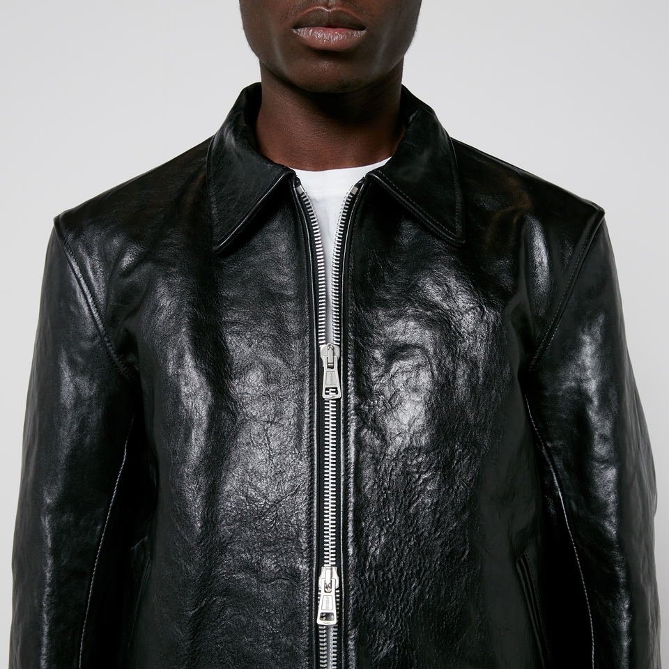Our Legacy Mini Leather Jacket - IT 46/S | Coggles
