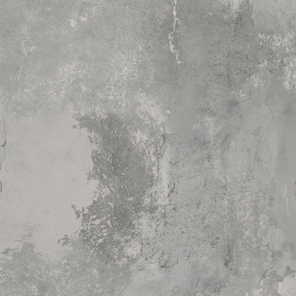 Grandeco Brandenburg Rustic Industrial Grey Concrete Textured Wallpaper