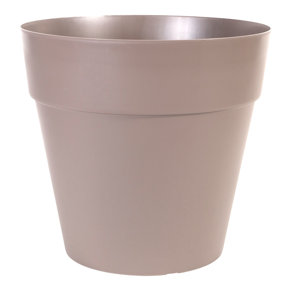 Strata Soho Indoor Planter Pot Taupe - 21cm