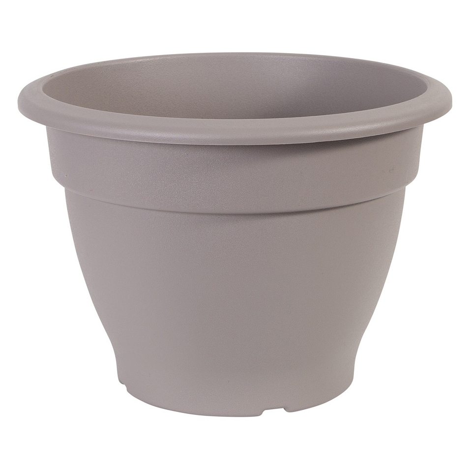 Strata Round Bell Pot Taupe - 30cm