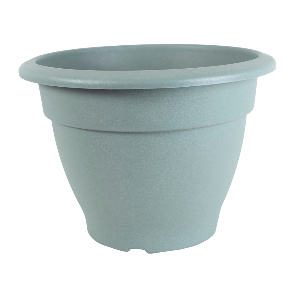 Strata Round Bell Pot Lilypad Green - 38cm