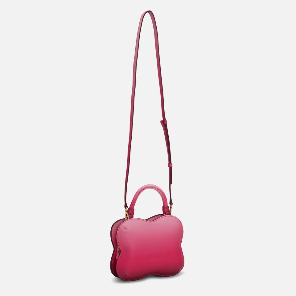 Ganni Butterfly Small Gradient Padded Leather Crossbody Bag