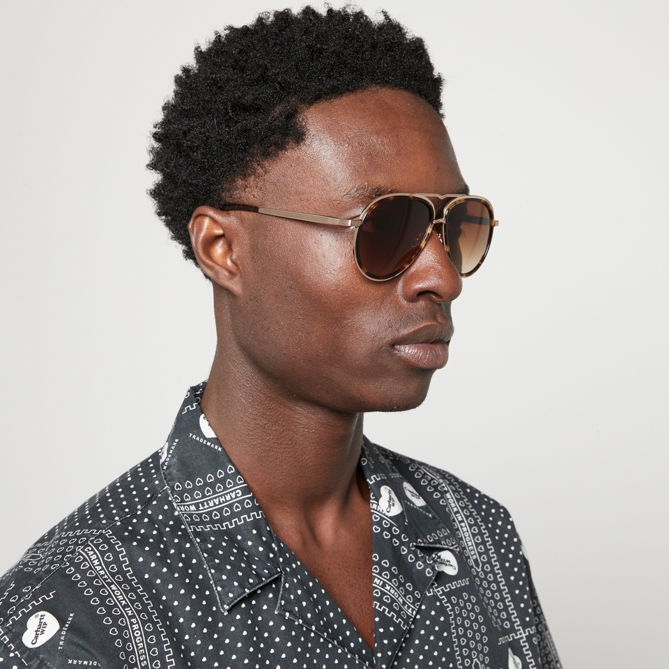 Vivienne Westwood Cale Metal Aviator Sunglasses