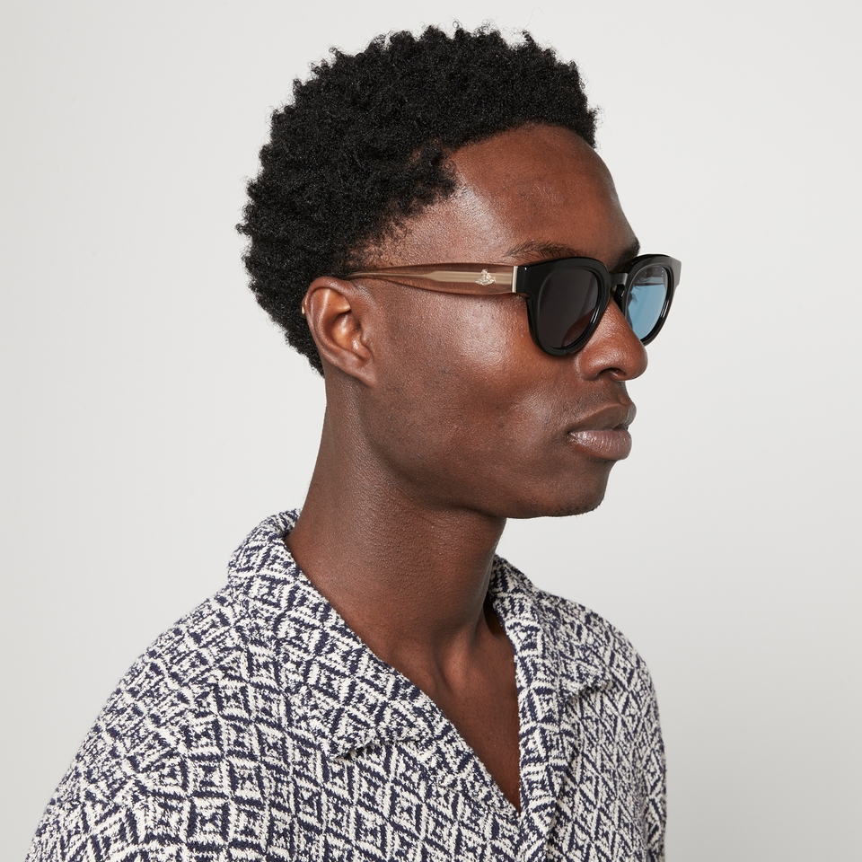 Vivienne Westwood Miller Round Frame Acetate Sunglasses