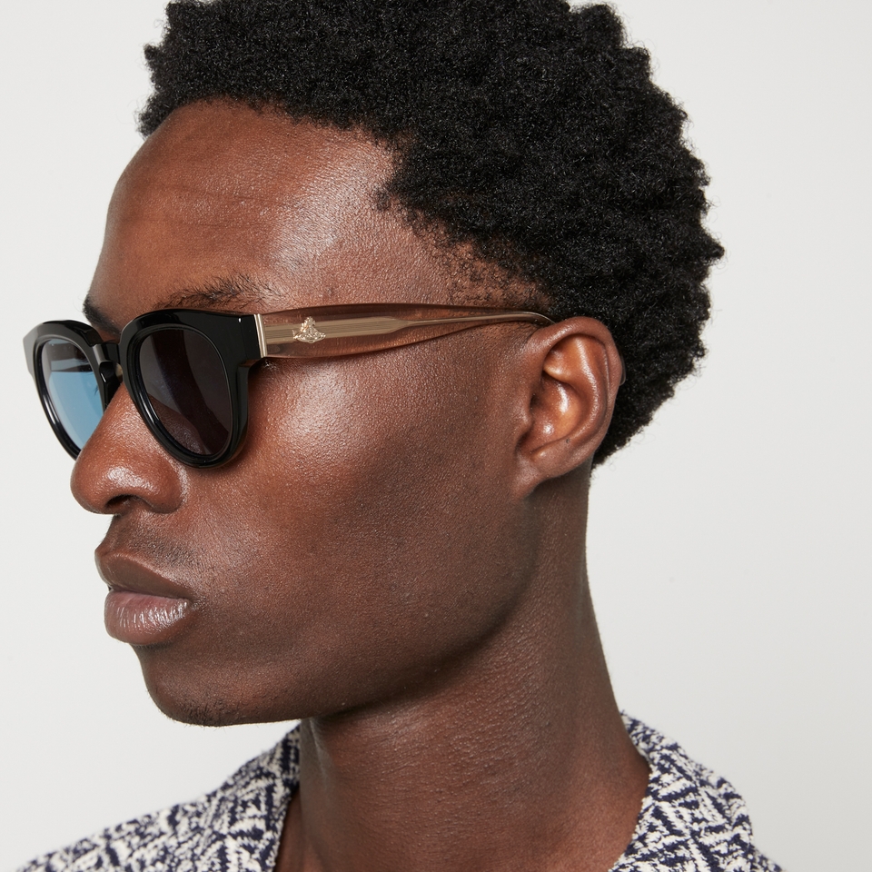 Vivienne Westwood Miller Round Frame Acetate Sunglasses