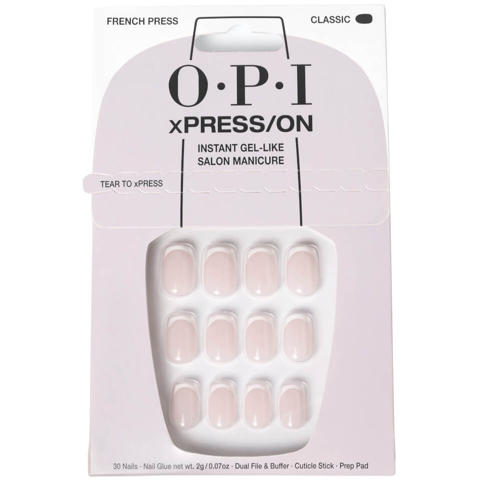 OPI xPRESS/ON - French Press Press On Nails Gel-Like Salon Manicure