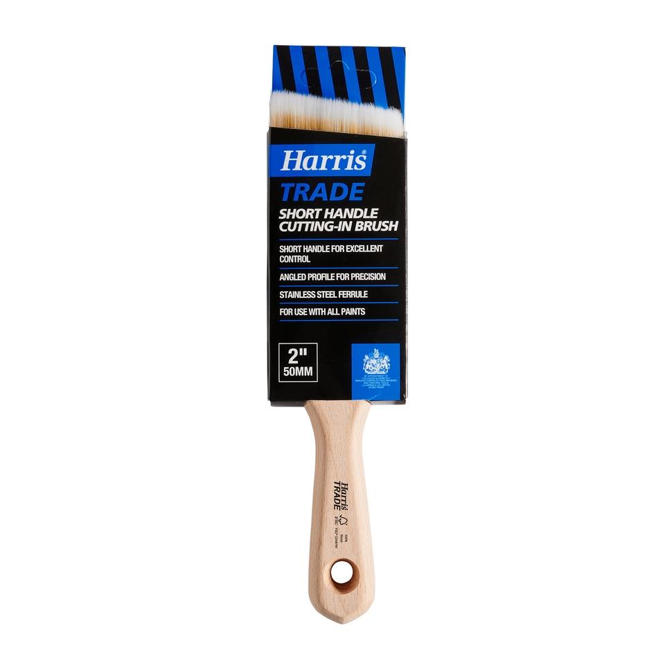 Harris Trade 2 Inch Short Handle Cutting-In Paint Brush
