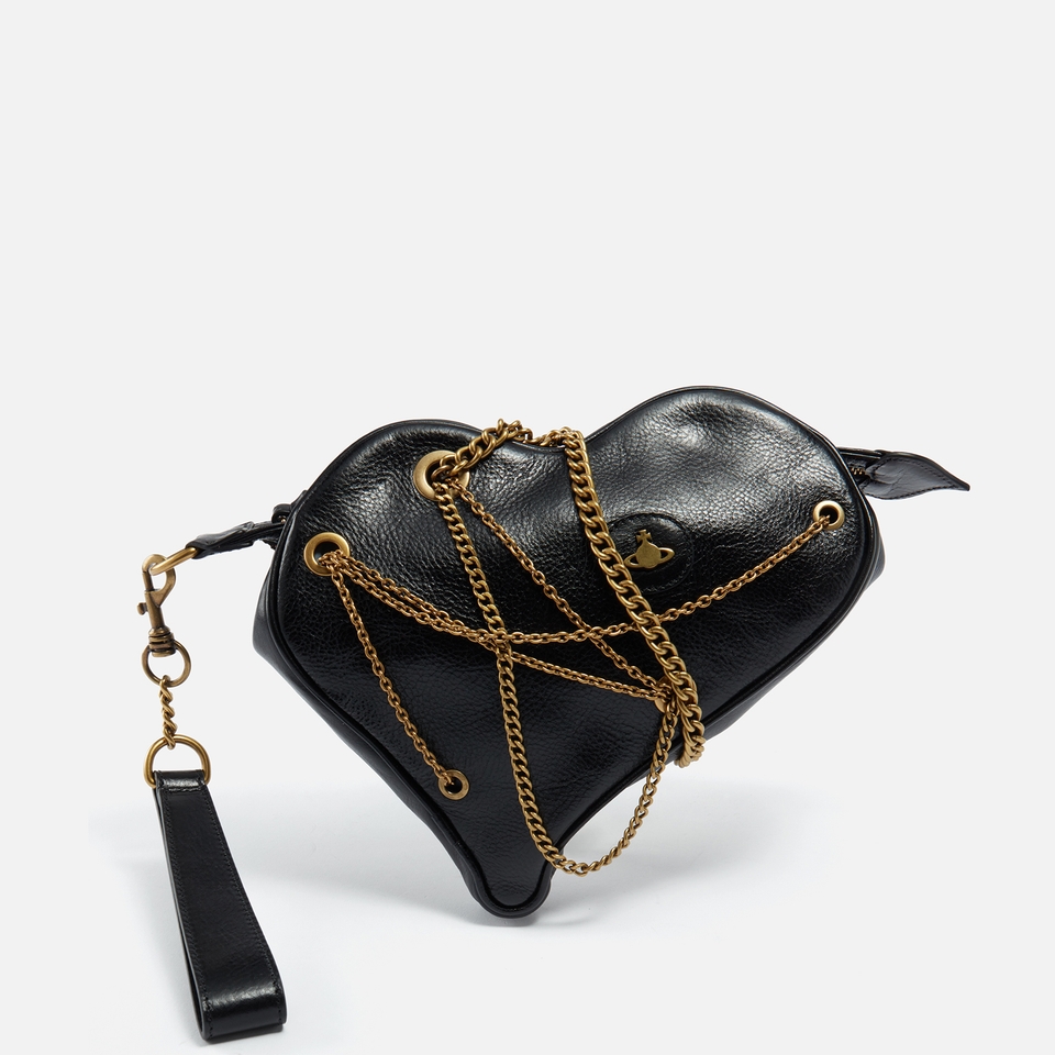 Vivienne Westwood Cora AK Embellished Leather Heart Bag