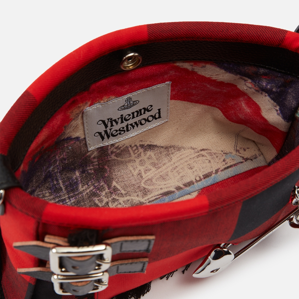 Vivienne Westwood Women's Heather Shoulder Bag - Red/Black