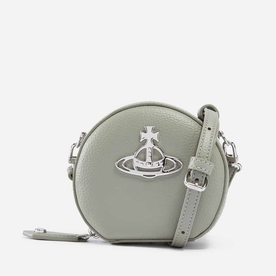 Vivienne Westwood Mini Round Vegan Leather Crossbody Bag