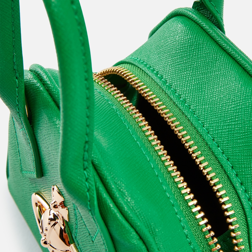 Vivienne Westwood Mini Yasmine Faux Saffiano Leather Bag