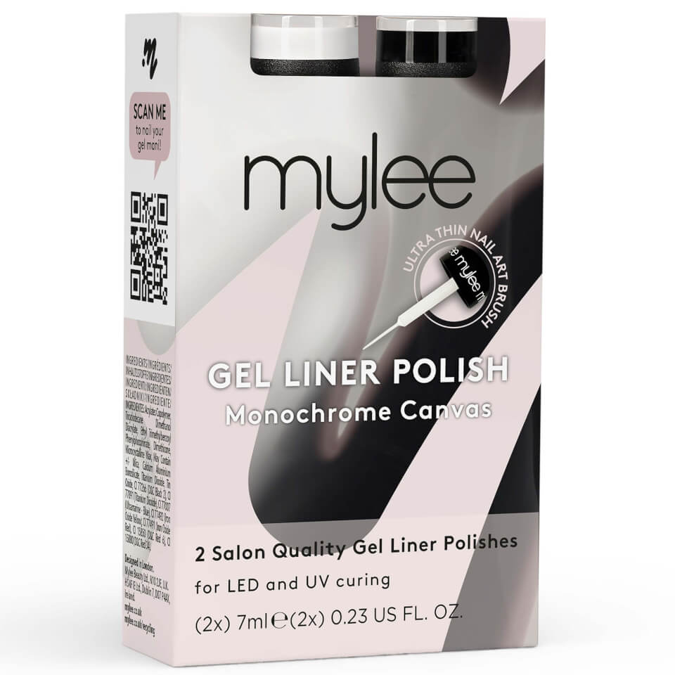 Mylee Liner Gel Polish Monochrome Canvas Duo 2 x 7ml