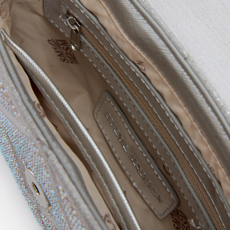 Steve Madden BDIVINE Metallic Embellished Lurex Quilted Bag