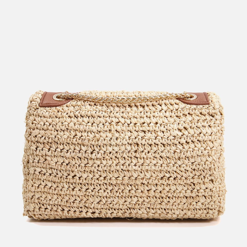 Dune Dorchesters Woven Raffia Cross Body Bag