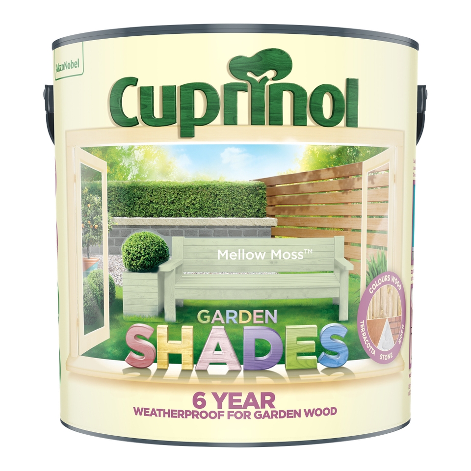 Cuprinol Garden Shades Paint Mellow Moss - 2.5L