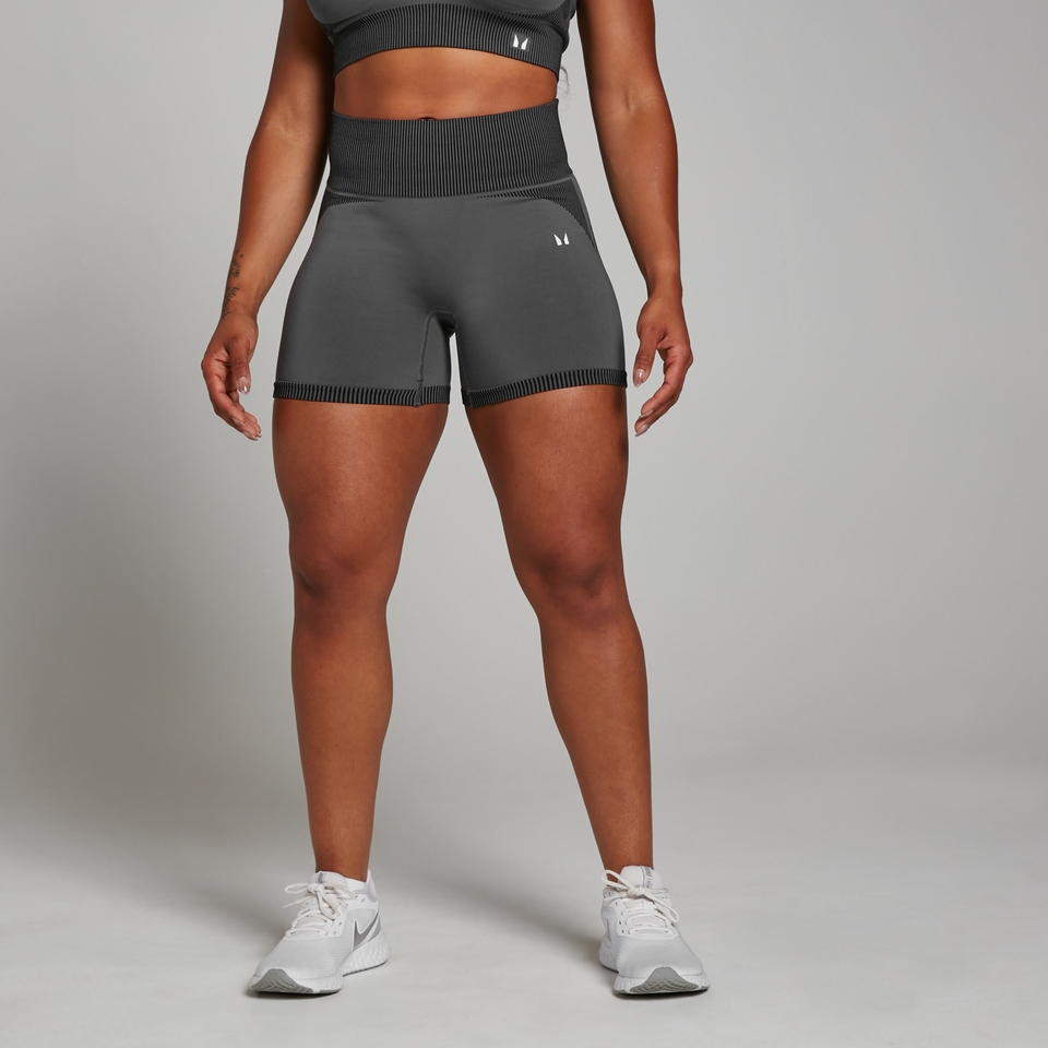 Grey and black cycling shorts discount