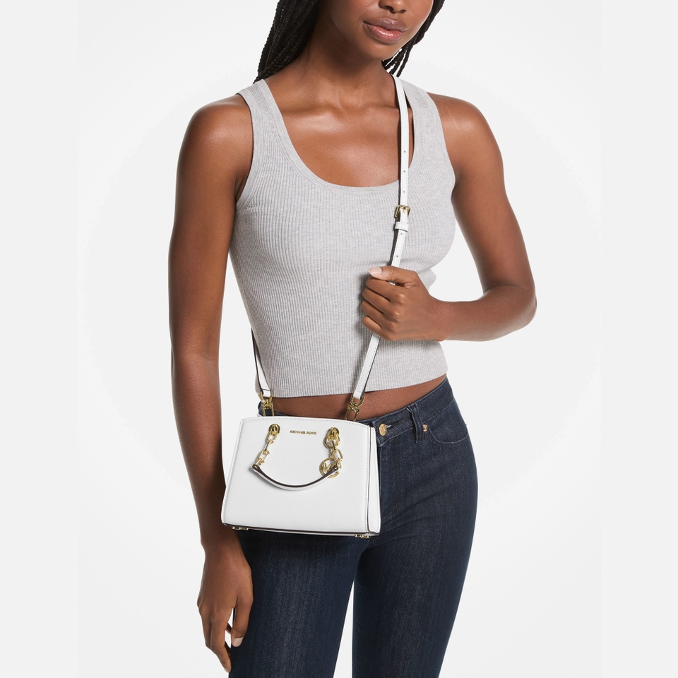 MICHAEL Michael Kors Cynthia XS Split Leather Crossbody Bag