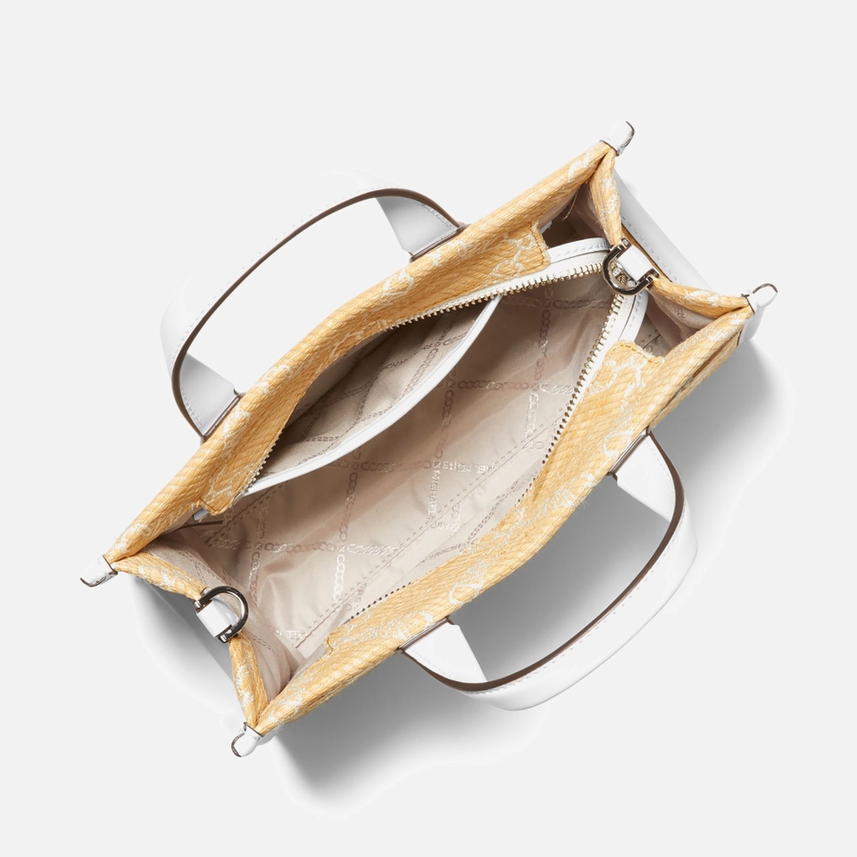 MICHAEL Michael Kors Gigi Small Raffia Messenger Bag