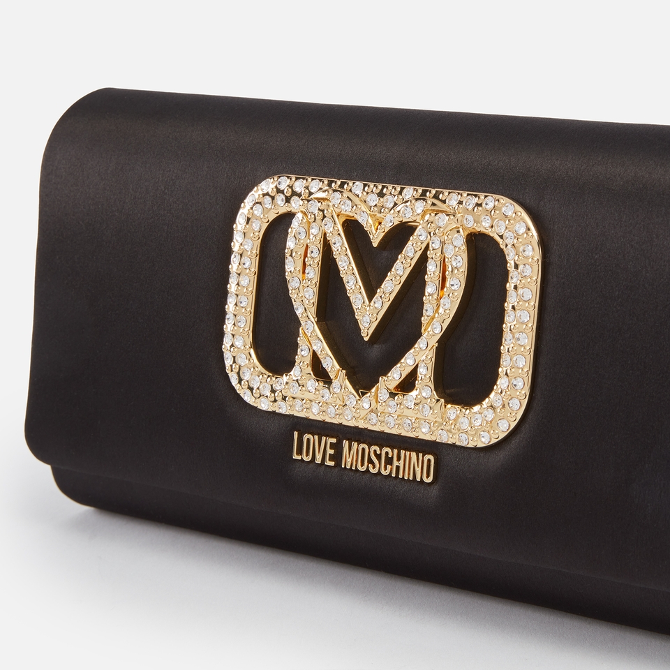 Love Moschino Borsa Satin Clutch Bag
