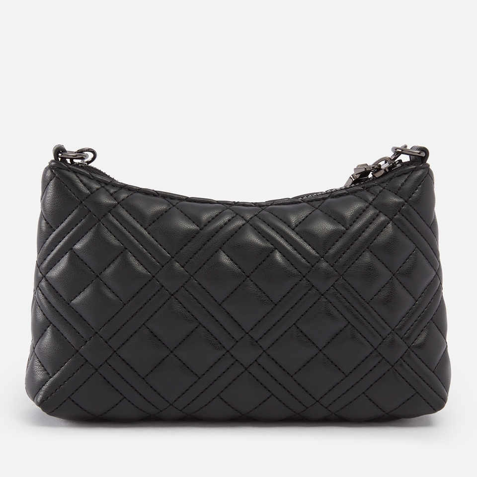 Love Moschino Borsa Quilted Faux Leather Shoulder Bag