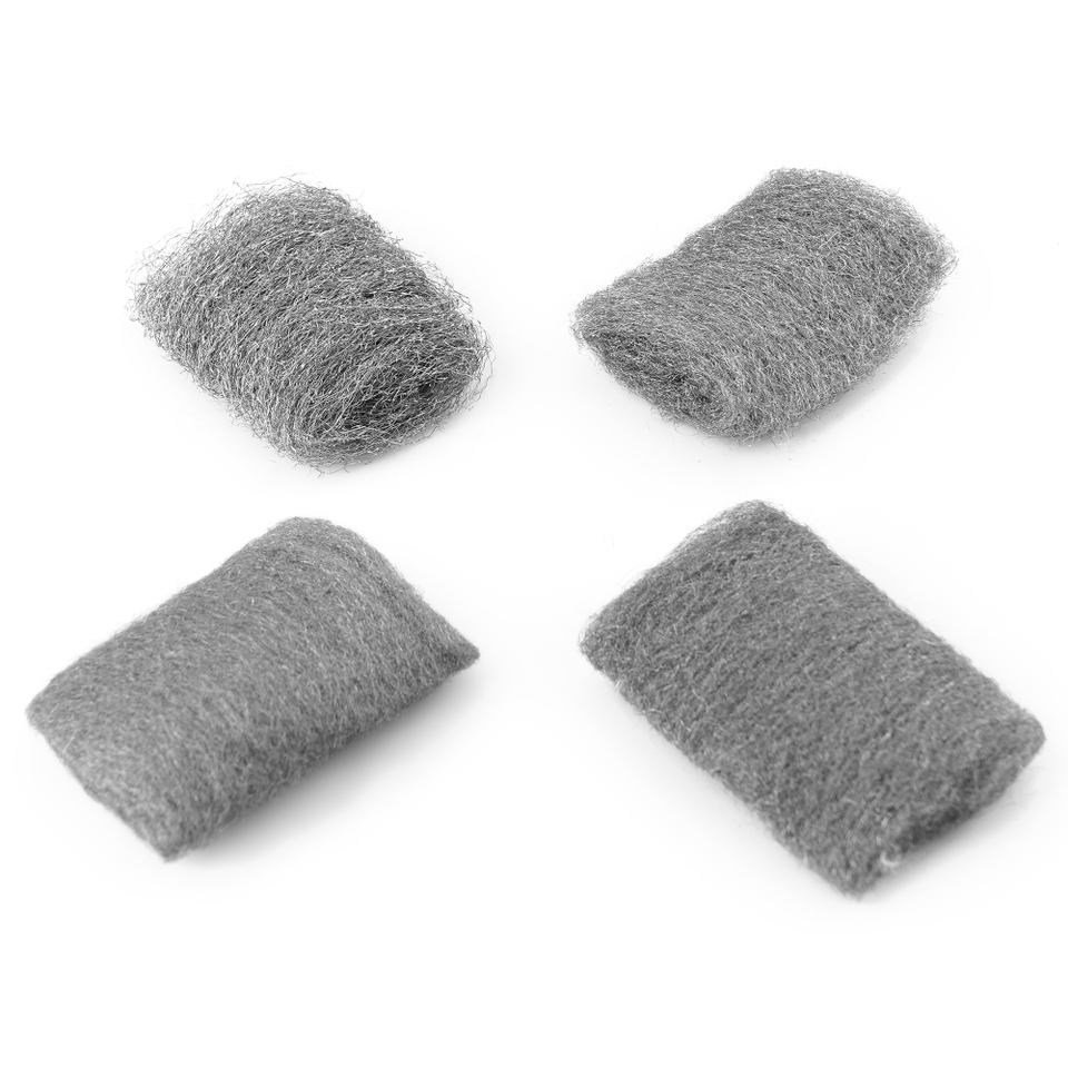 Homebase Essentials Assorted Steel Wools 4 Pack Homebase